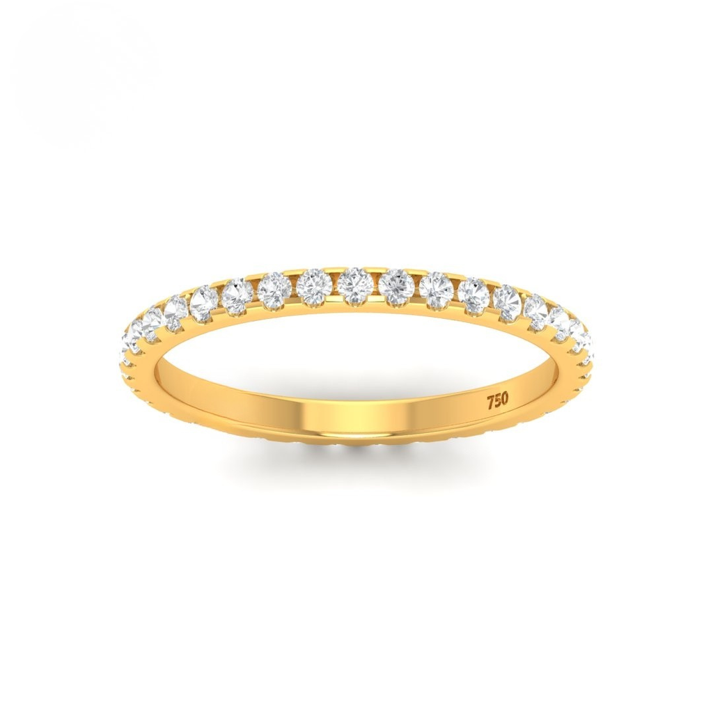  0.50 ct Round Cut Wedding Band AAC00027