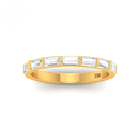  0.80ct Baguette cut lab-grown diamond band AAC00001 