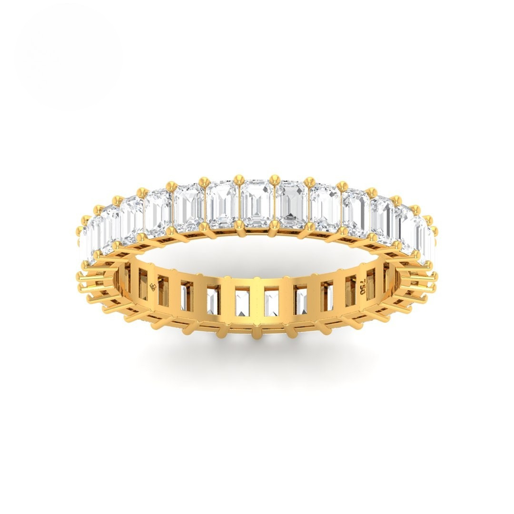   Emerald cut wedding band 3.00 Ct AAC00138