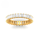   Emerald cut wedding band 3.00 Ct AAC00138