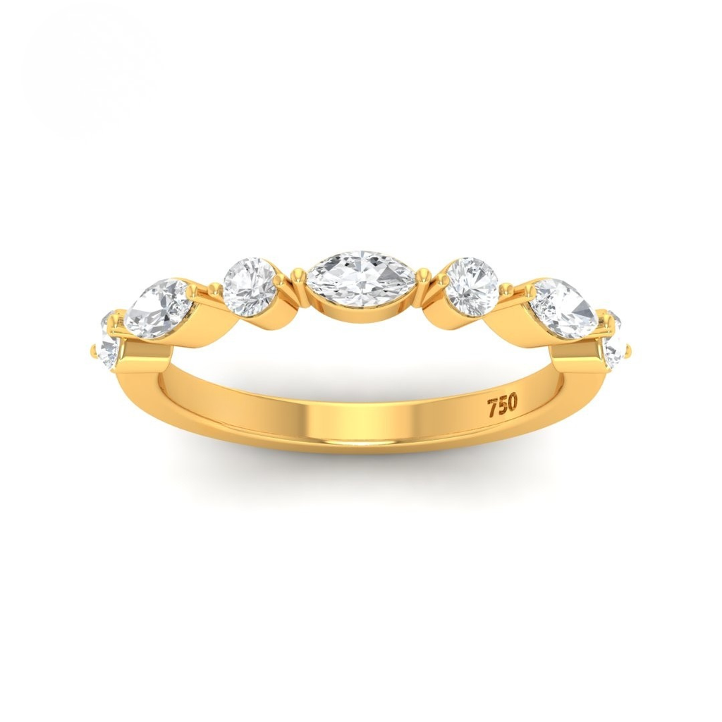 2 stone Diamond wedding Band AAC00140
