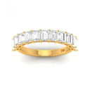  2.20ct Emerald Cut diamond wedding  band AAC00141