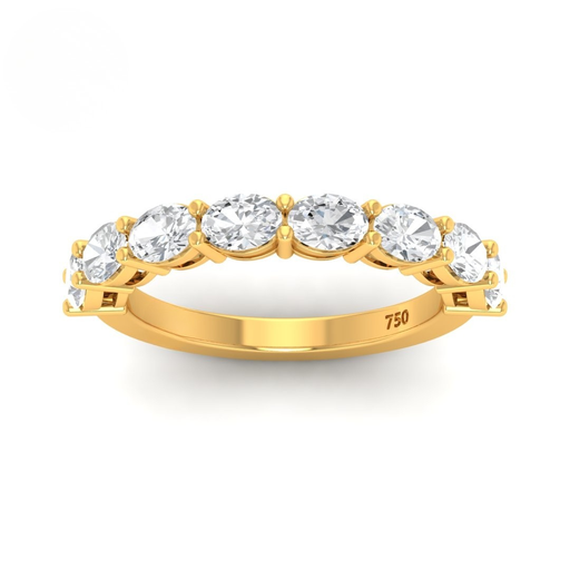  Oval Cut Diamond Wedding Band  AAC00145