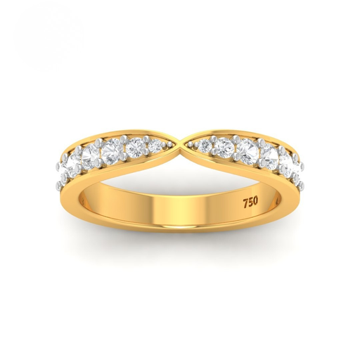 0.60ct lab-grown diamond band AAC00147