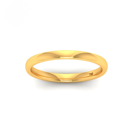 women’s court-shaped 1.80mm wedding band AAC00148