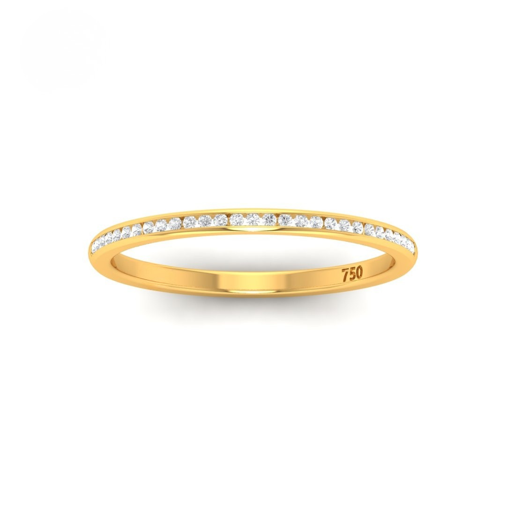  Round Cut Diamond Wedding Band AAC00155