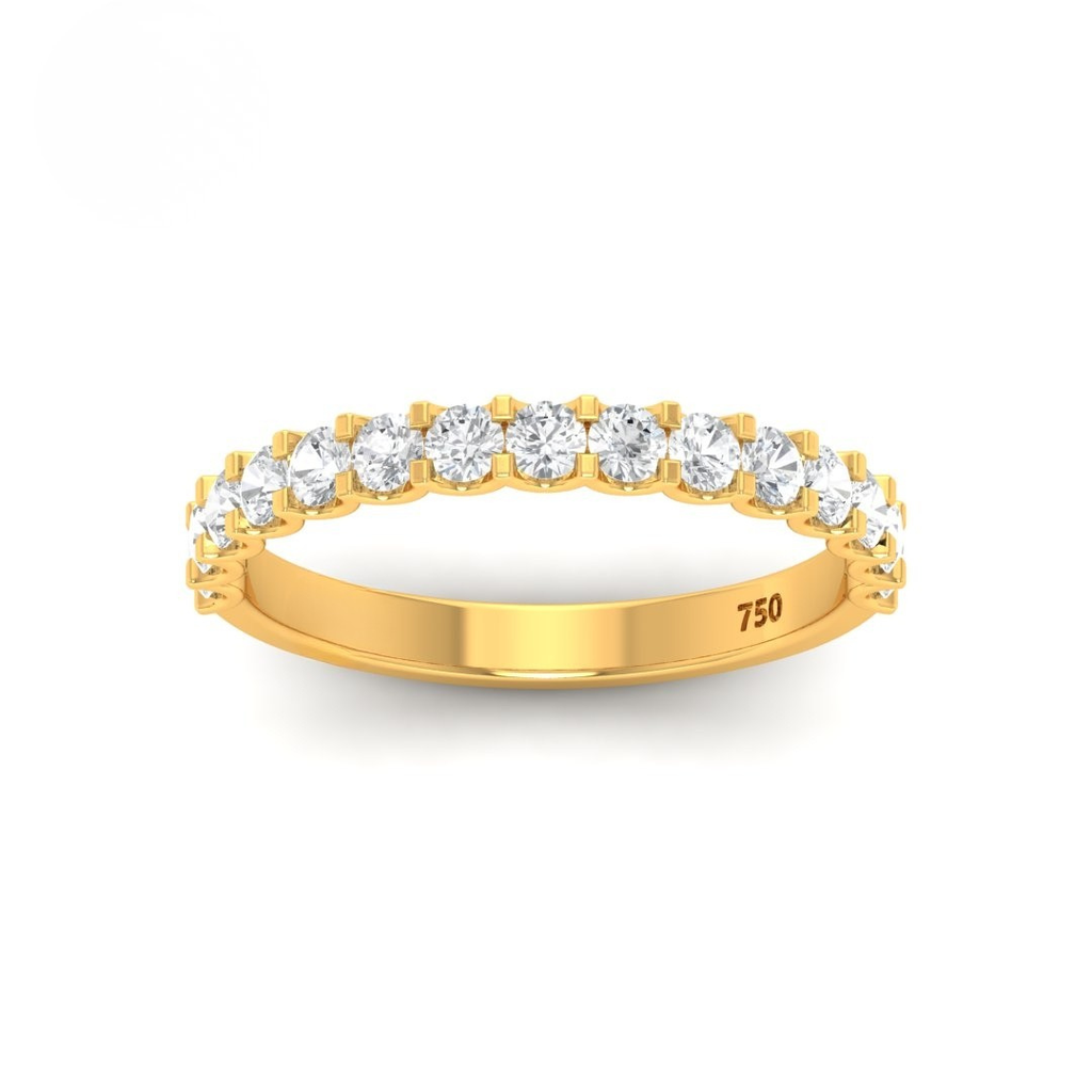  Round Cut Diamond Wedding Band AAC00160